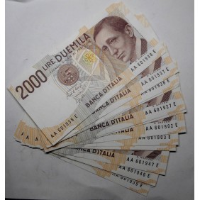 2000 Lire Marconi Lettera A