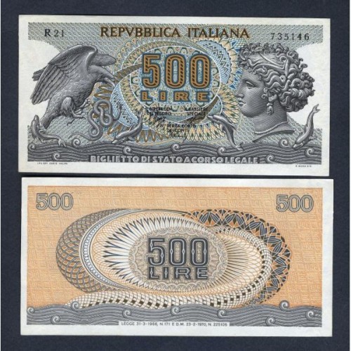 500 Lire ARETUSA 1970