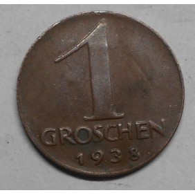 AUSTRIA 1 Groschen 1938