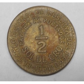PERU 1/2 Sol 1964