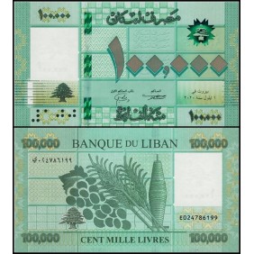 LEBANON 100.000 Livres 2020