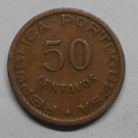 ANGOLA 50 Centavos 1954