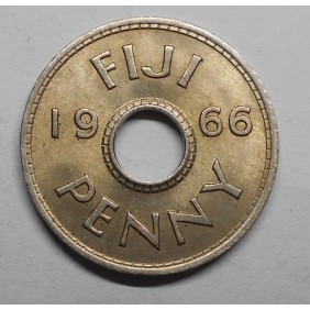 FIJI 1 Penny 1966