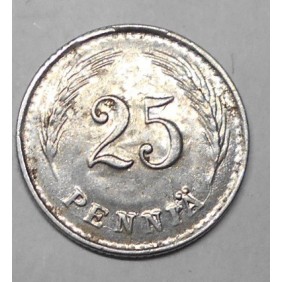 FINLAND 25 Pennia 1943 iron