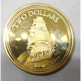 PITCAIRN ISLANDS 2 Dollars...