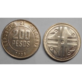 COLOMBIA 200 Pesos 2006