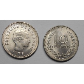 COLOMBIA 10 Centavos 1978