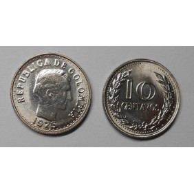 COLOMBIA 10 Centavos 1975