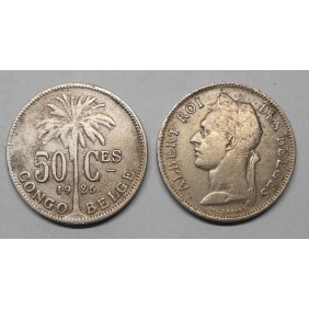 BELGIAN CONGO 50 Centimes...