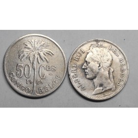 BELGIAN CONGO 50 Centimes...