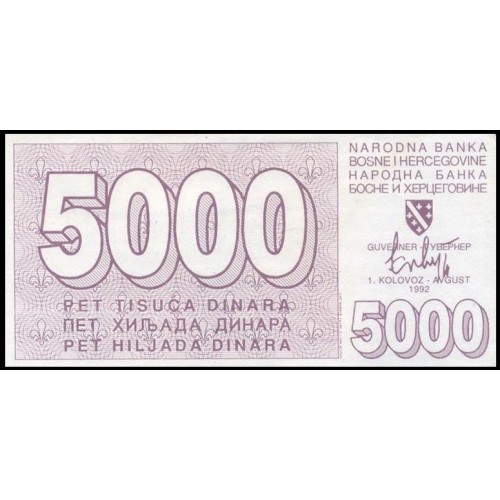 BOSNIA HERZEGOVINA 5000...