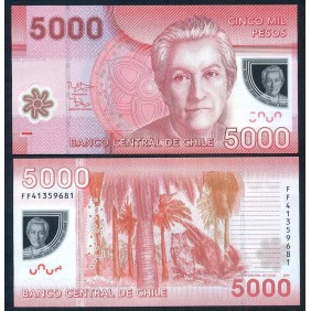 CHILE 5000 Pesos 2014 Polymer