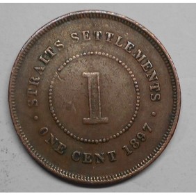 STRAITS SETTLEMENTS 1 Cent...