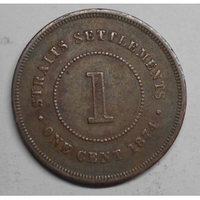 STRAITS SETTLEMENTS 1 Cent...