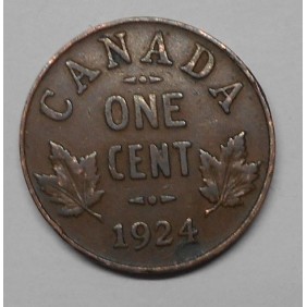 CANADA 1 Cent 1924