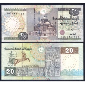 EGYPT 20 Pounds 2001