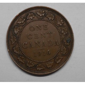 CANADA 1 Cent 1916