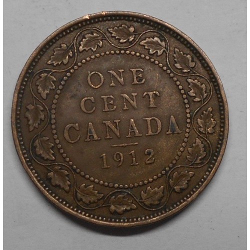 CANADA 1 Cent 1912