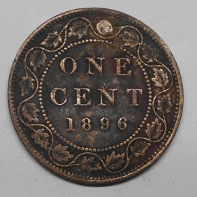 CANADA 1 Cent 1896