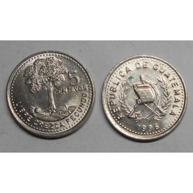 GUATEMALA 5 Centavos 1996