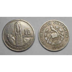 GUATEMALA 10 Centavos 1969