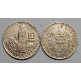 GUATEMALA 10 Centavos 1990