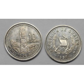 GUATEMALA 10 Centavos 1997