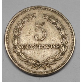 EL SALVADOR 5 Centavos 1944