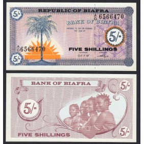 BIAFRA 5 Shillings 1967