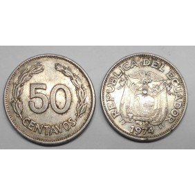 ECUADOR 50 Centavos 1974