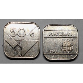 ARUBA 50 cents 1993