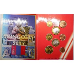 MONGOLIA Set coins 2005...