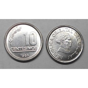 URUGUAY 10 Centesimos 1994