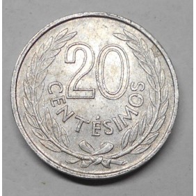 URUGUAY 20 Centesimos 1965