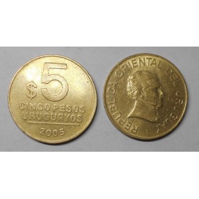 URUGUAY 5 Pesos 2005