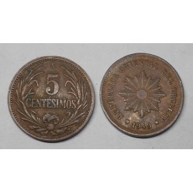 URUGUAY 5 Centesimos 1949