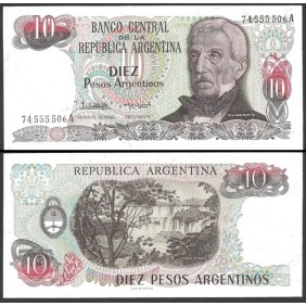 ARGENTINA 10 Pesos 1983