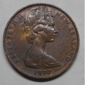 NEW ZEALAND 2 Cents 1977