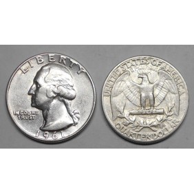 USA Washington Quarter 1961