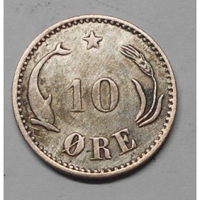 DENMARK 10 Ore 1894 AG