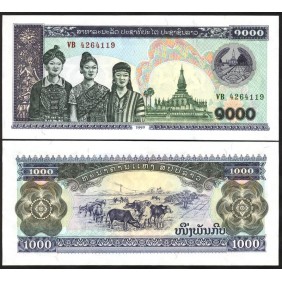 LAOS 1000 Kip 1998