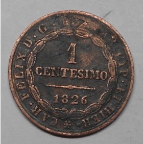 1 Centesimo 1826 RE ELETTO