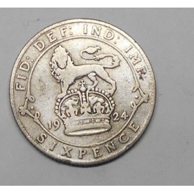 GREAT BRITAIN 6 Pence 1924...
